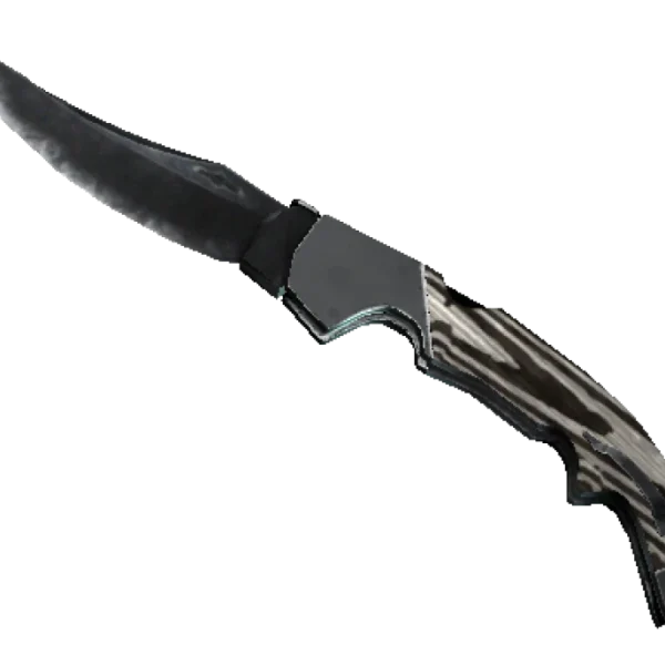 ★ StatTrak™ Falchion Knife | Black Laminate (Minimal Wear)