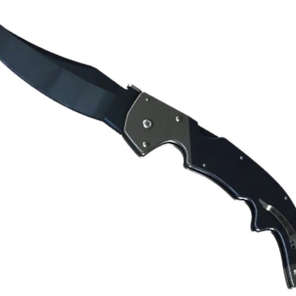 ★ StatTrak™ Falchion Knife | Blue Steel (Well-Worn)
