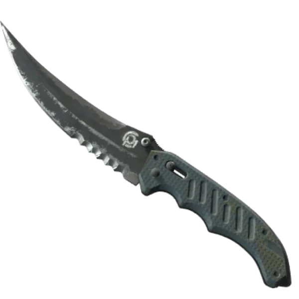 ★ StatTrak™ Flip Knife | Night (Battle-Scarred)