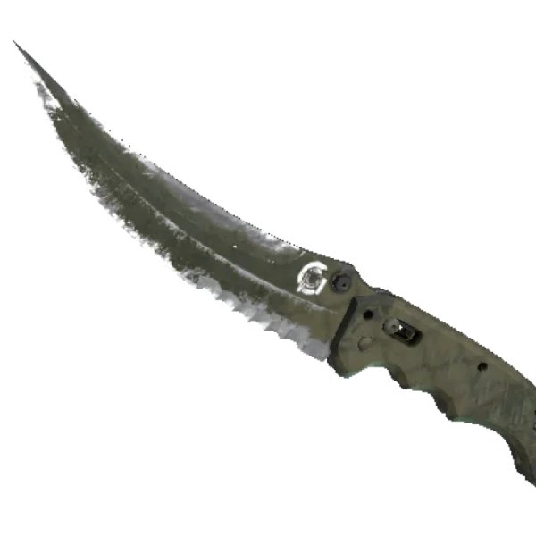 ★ StatTrak™ Flip Knife | Safari Mesh (Battle-Scarred)