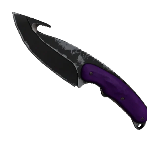 ★ StatTrak™ Gut Knife | Ultraviolet (Well-Worn)