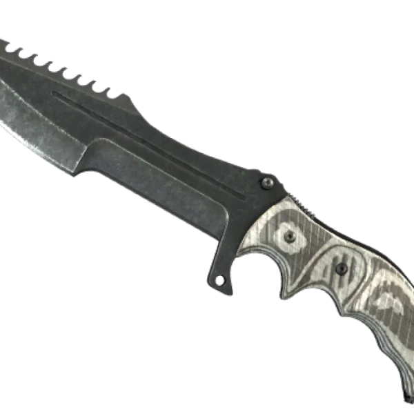 ★ StatTrak™ Huntsman Knife | Black Laminate (Well-Worn)