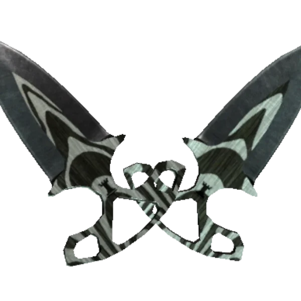 ★ StatTrak™ Shadow Daggers | Black Laminate (Minimal Wear)