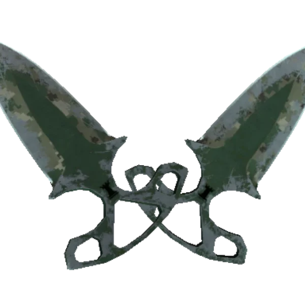 ★ StatTrak™ Shadow Daggers | Forest DDPAT (Battle-Scarred)