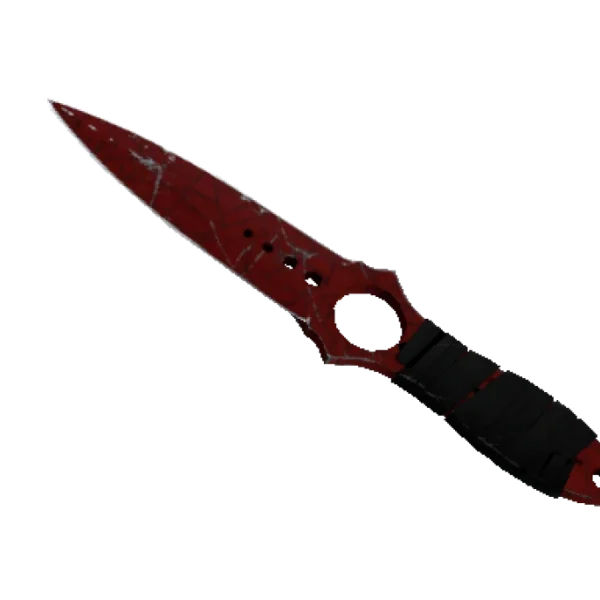 ★ StatTrak™ Skeleton Knife | Crimson Web (Battle-Scarred)
