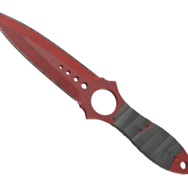 ★ StatTrak™ Skeleton Knife | Crimson Web (Well-Worn)