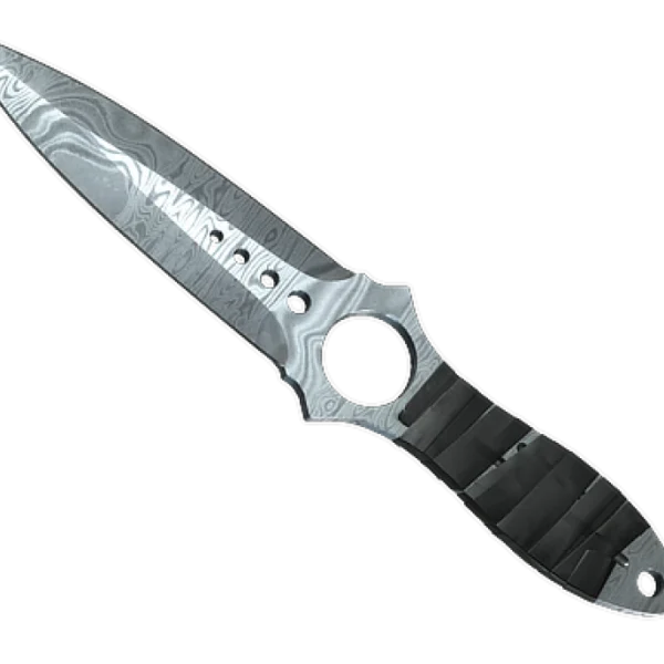 ★ StatTrak™ Skeleton Knife | Damascus Steel (Well-Worn)