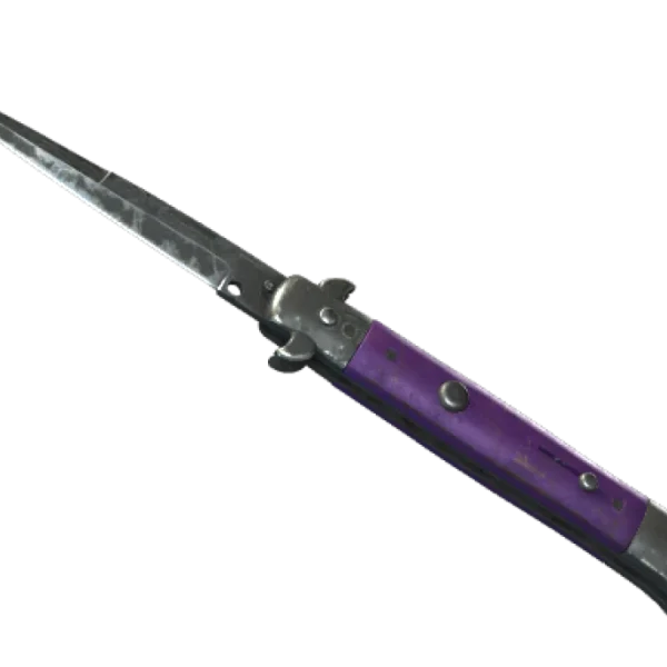 ★ StatTrak™ Stiletto Knife | Ultraviolet (Battle-Scarred)