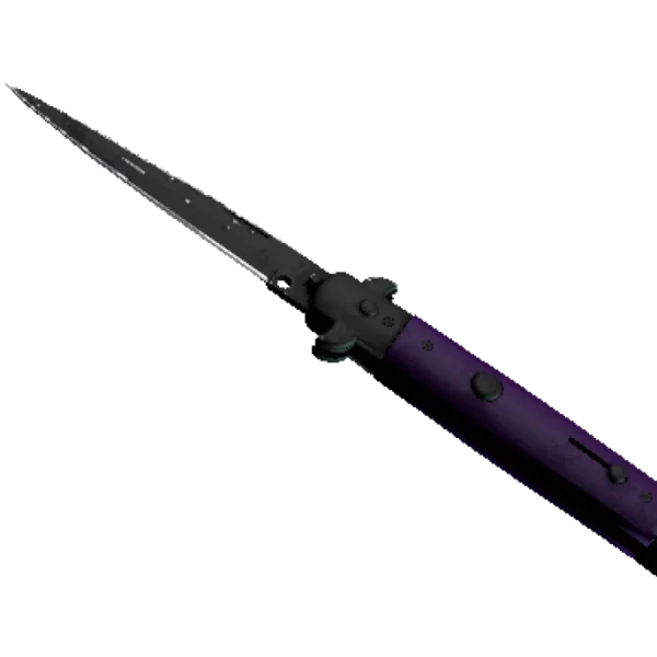 ★ StatTrak™ Stiletto Knife | Ultraviolet (Well-Worn)