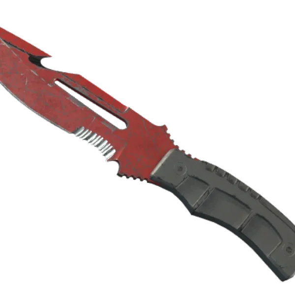★ StatTrak™ Survival Knife | Crimson Web (Battle-Scarred)