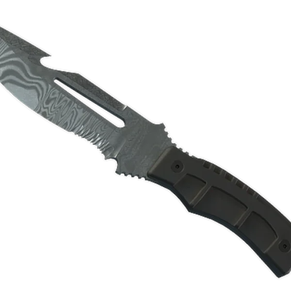 ★ StatTrak™ Survival Knife | Damascus Steel (Battle-Scarred)