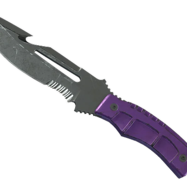 ★ StatTrak™ Survival Knife | Ultraviolet (Battle-Scarred)