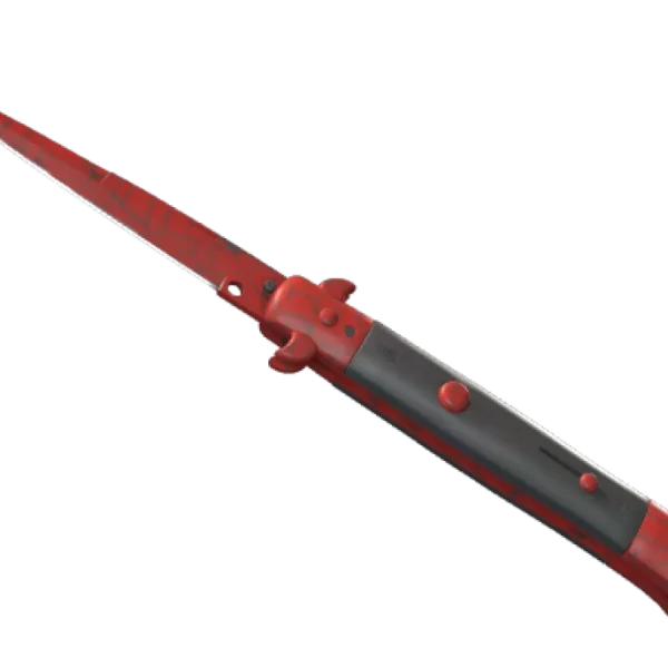 ★ Stiletto Knife | Crimson Web (Minimal Wear)
