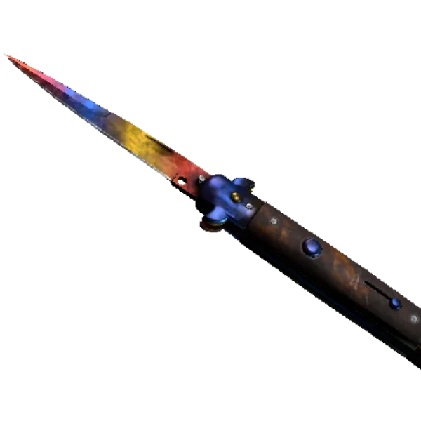 ★ Stiletto Knife | Marble Fade (Minimal Wear)