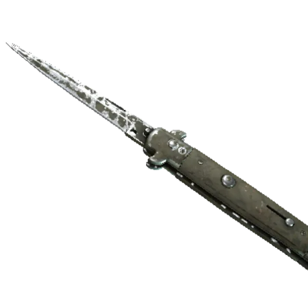 ★ Stiletto Knife | Safari Mesh (Battle-Scarred)