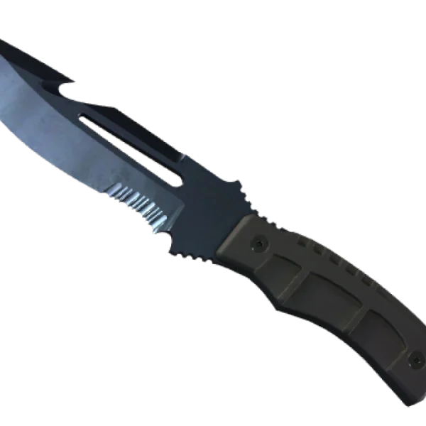 ★ Survival Knife | Blue Steel (Well-Worn)