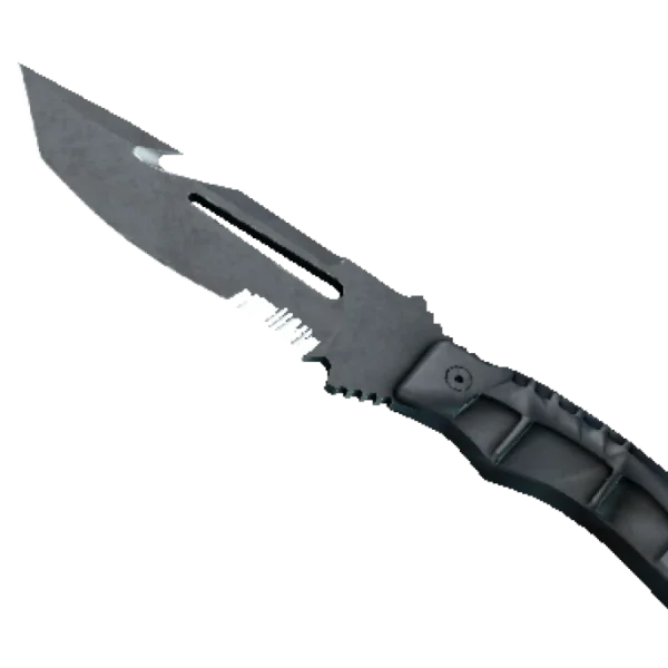 ★ Survival Knife | Night Stripe (Well-Worn)