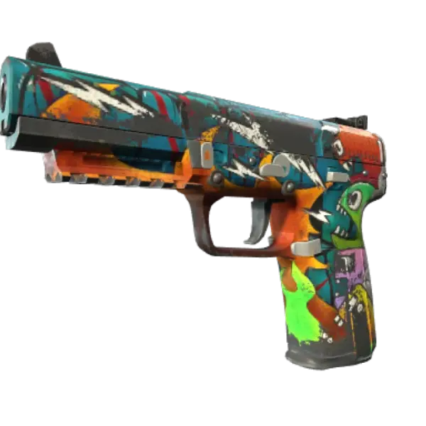 Five-SeveN | Angry Mob (Battle-Scarred)
