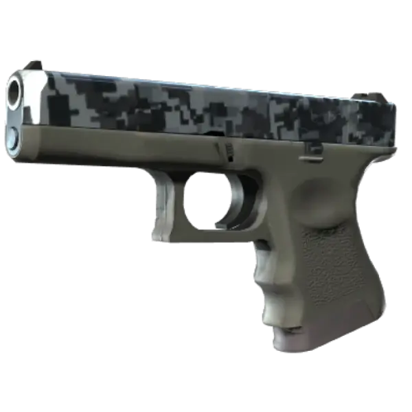 Glock-18 | Steel Disruption (Minimal Wear)