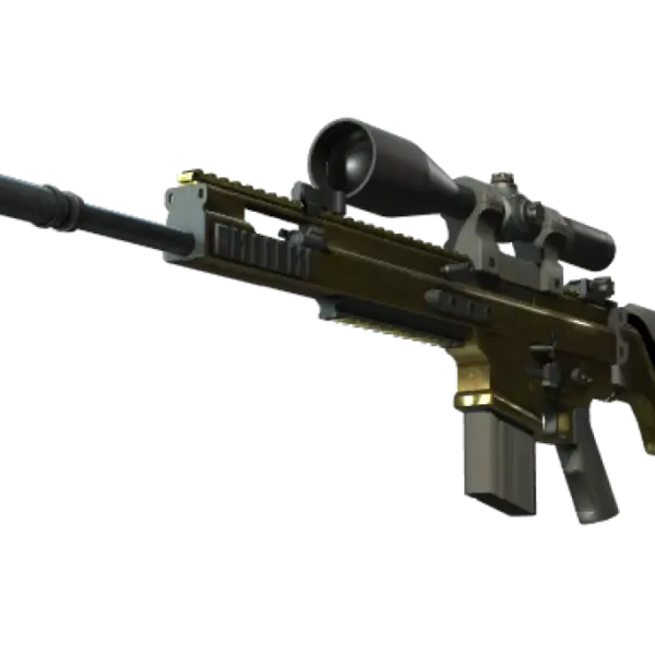SCAR-20 | Brass (Battle-Scarred)