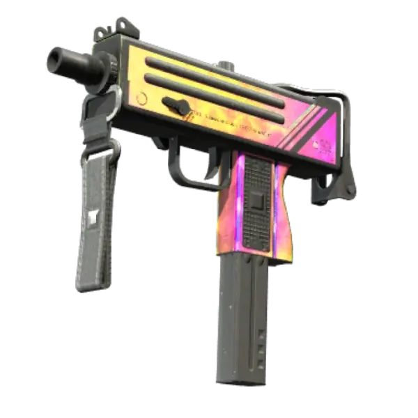 StatTrak™ MAC-10 | Disco Tech (Well-Worn)