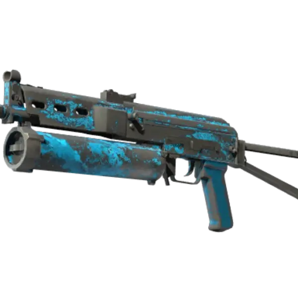StatTrak™ PP-Bizon | Blue Streak (Battle-Scarred)