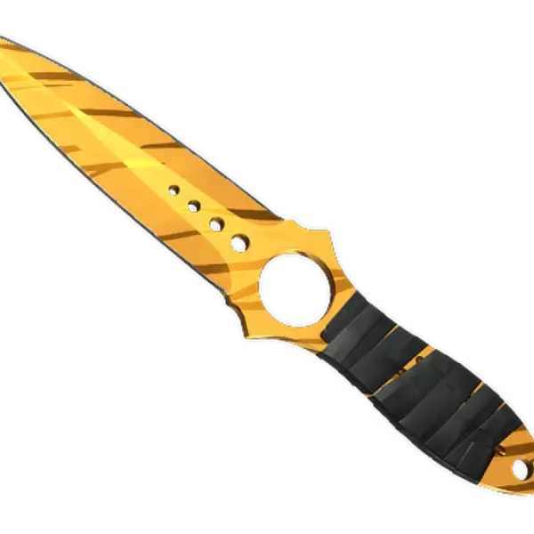 ★ StatTrak™ Skeleton Knife | Tiger Tooth (Minimal Wear)