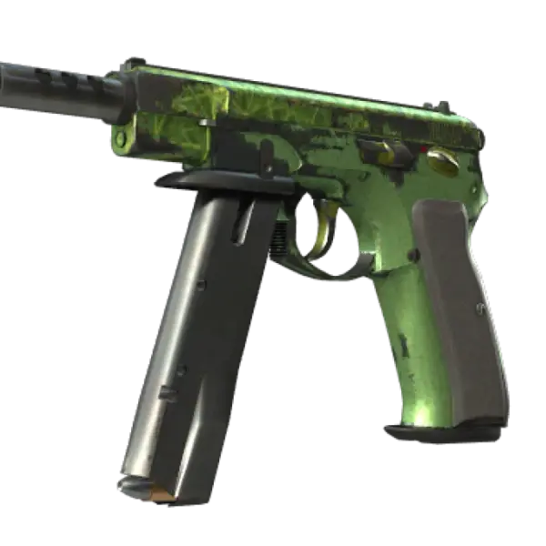 CZ75-Auto | Emerald Quartz (Battle-Scarred)