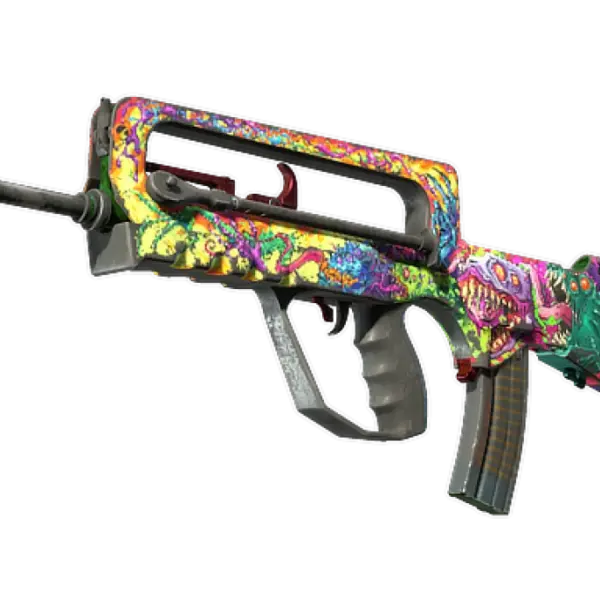 FAMAS | Bad Trip (Battle-Scarred)
