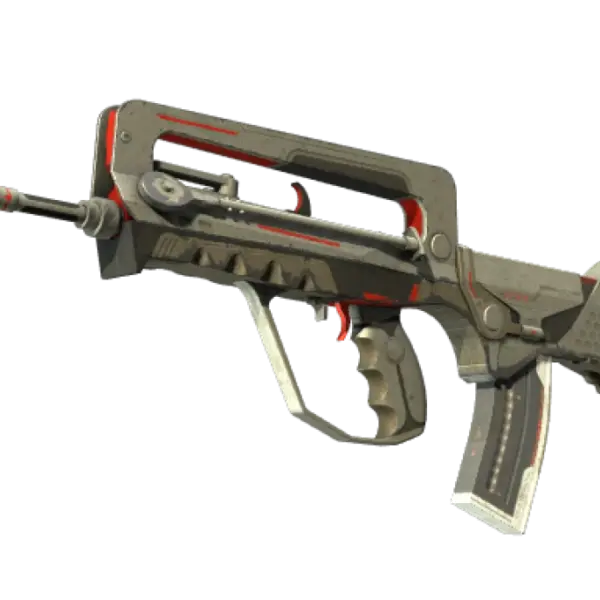 FAMAS | Mecha Industries (Battle-Scarred)