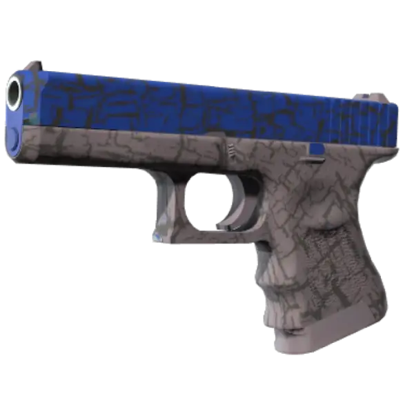 Glock-18 | Blue Fissure (Minimal Wear)