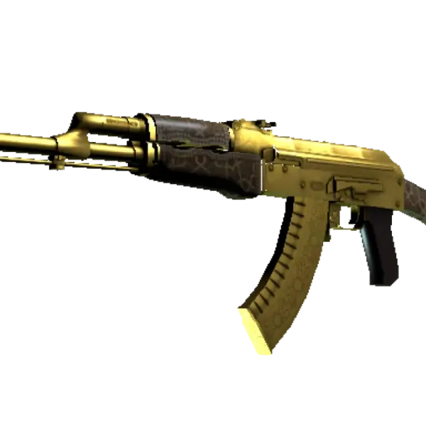 Souvenir AK-47 | Gold Arabesque (Well-Worn)