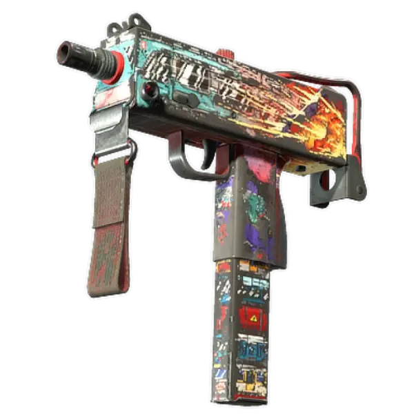 Souvenir MAC-10 | Derailment (Battle-Scarred)