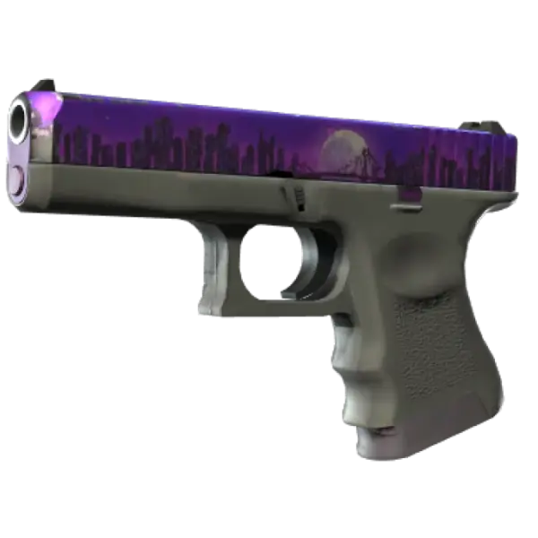 StatTrak™ Glock-18 | Moonrise (Well-Worn)