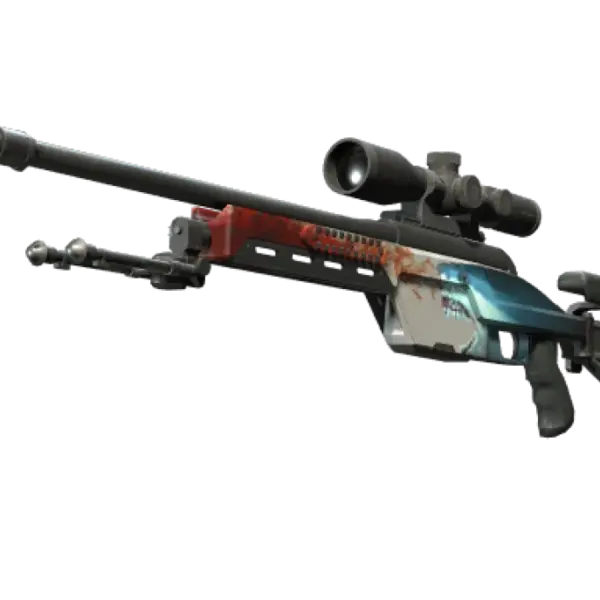 StatTrak™ SSG 08 | Blood in the Water (Minimal Wear)