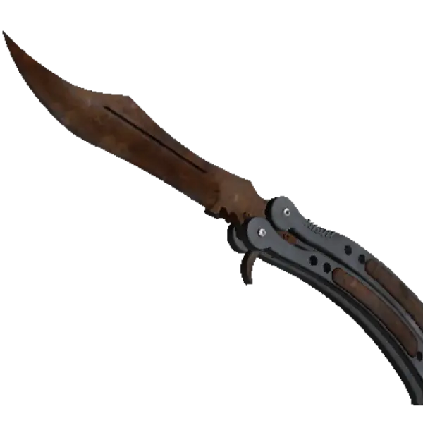 ★ Butterfly Knife | Rust Coat (Battle-Scarred)