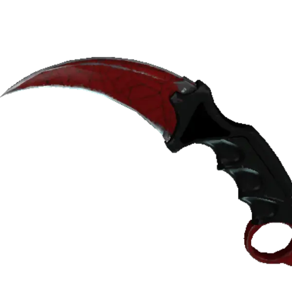 ★ Karambit | Crimson Web (Well-Worn)