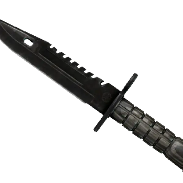 ★ M9 Bayonet | Black Laminate (Battle-Scarred)
