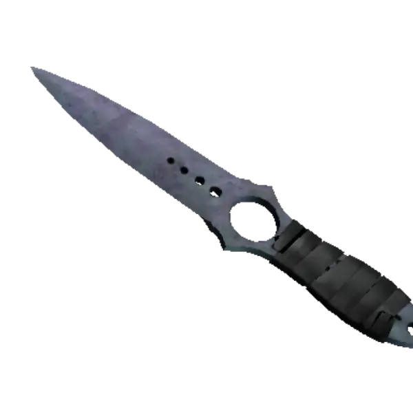 ★ StatTrak™ Skeleton Knife | Blue Steel (Well-Worn)