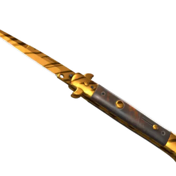 ★ Stiletto Knife | Tiger Tooth (Minimal Wear)