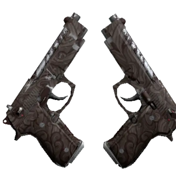 Dual Berettas | Pyre (Well-Worn)