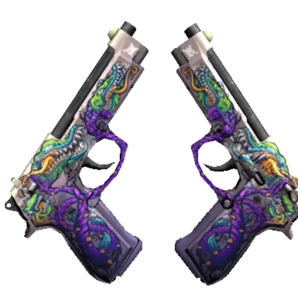 StatTrak™ Dual Berettas | Flora Carnivora (Factory New)