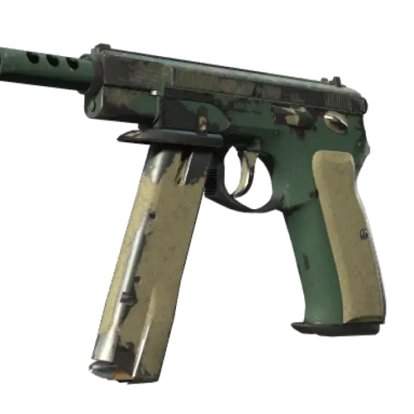 CZ75-Auto | Green Plaid (Battle-Scarred)