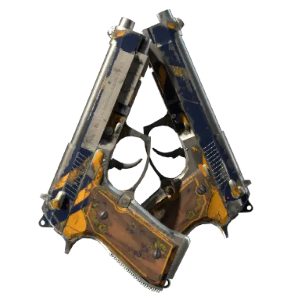 Dual Berettas | Marina (Battle-Scarred)