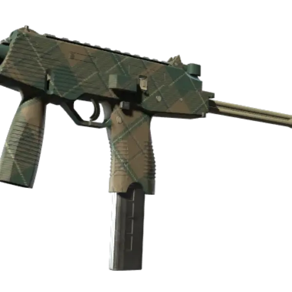 MP9 | Green Plaid (Minimal Wear)