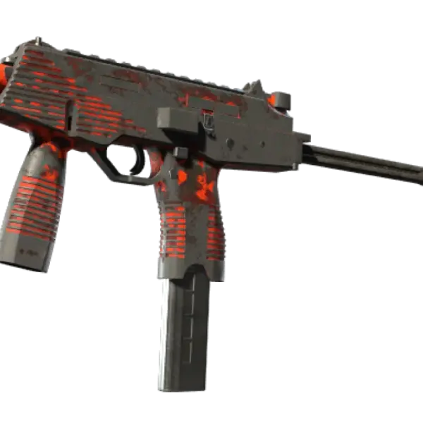 MP9 | Setting Sun (Battle-Scarred)