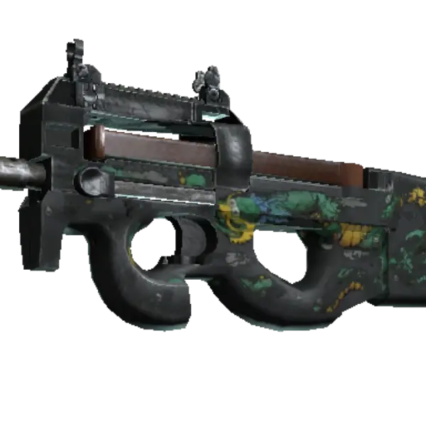 P90 | Emerald Dragon (Battle-Scarred)