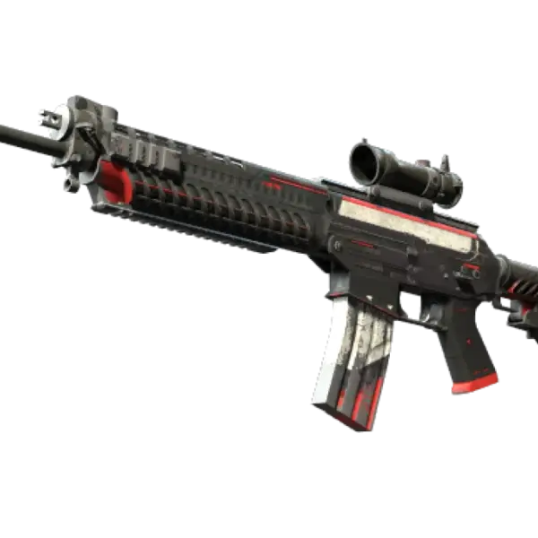 SG 553 | Cyrex (Battle-Scarred)