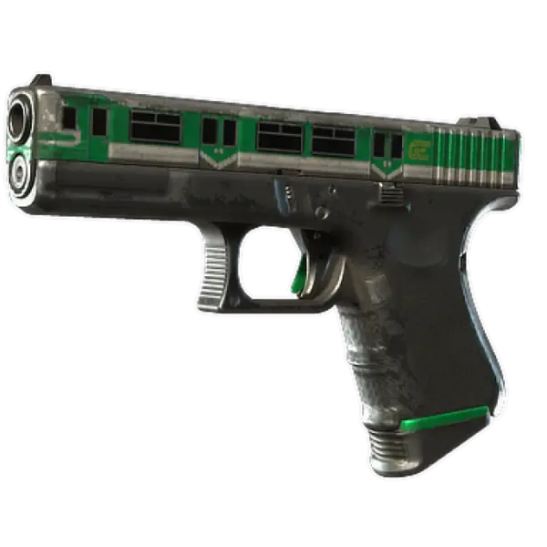 Souvenir Glock-18 | Green Line (Well-Worn)