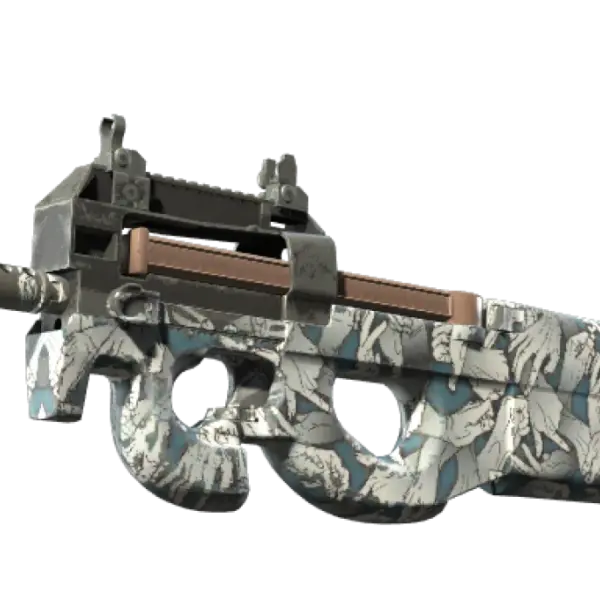 StatTrak™ P90 | Death Grip (Well-Worn)